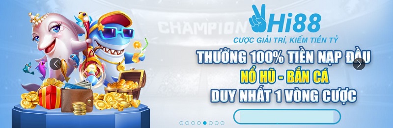 Ưu đãi hậu hĩnh từ nhà cái