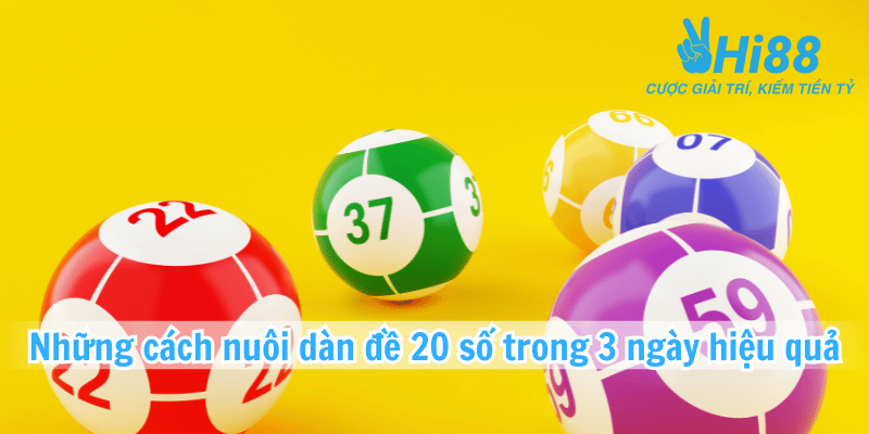 dàn đề 20 số